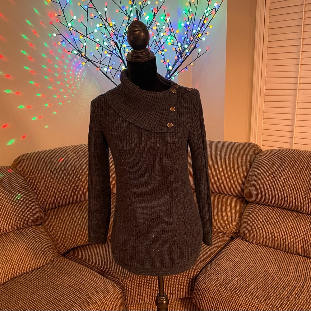 Blue Style & Co Petite Small Sweater